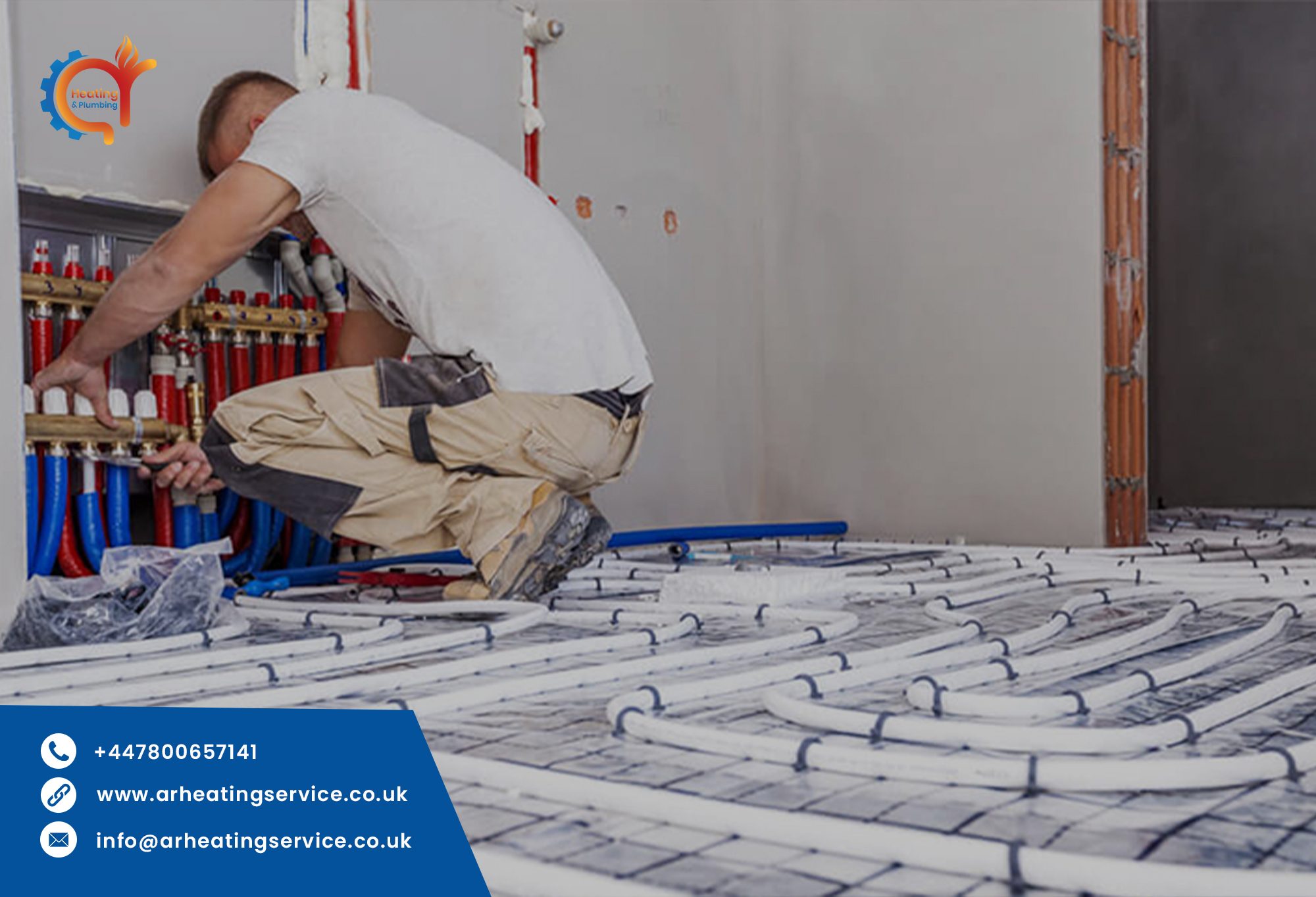 AR Heating and Plumbing Underfloor Heating System Installation
